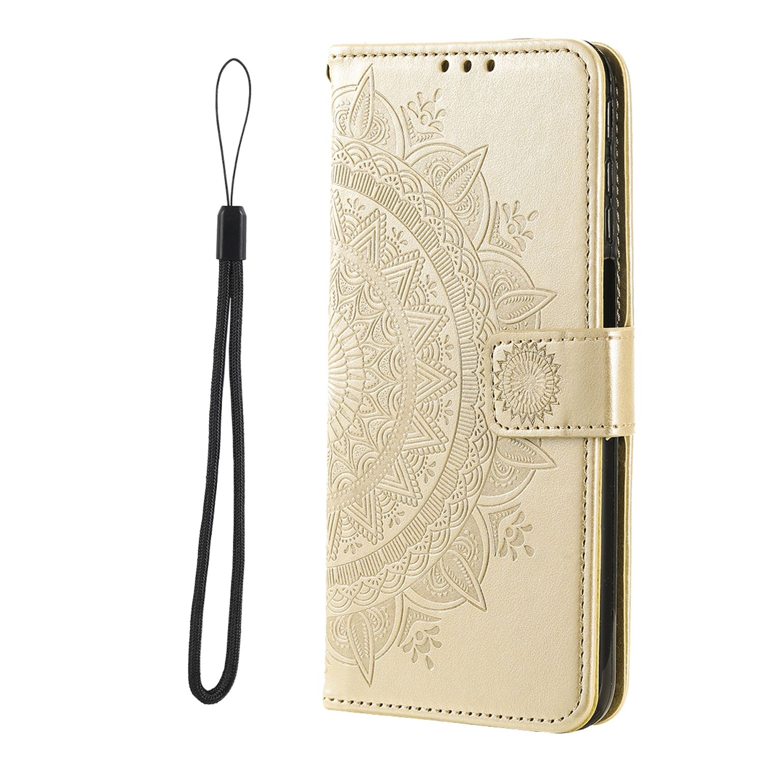 KÖNIG DESIGN 5G, Note Bookcover, Book / Pro Pro+ Case, Redmi 11 Note 11 Gold Xiaomi