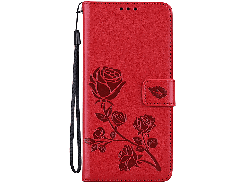 Book 5G, Rot A53 Galaxy KÖNIG Samsung, DESIGN Case, Bookcover,