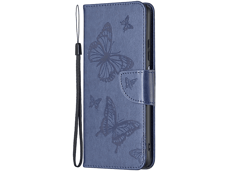 KÖNIG DESIGN Book Case, Bookcover, Xiaomi, Redmi Note 11 / Note 11S Global, Blau | Bookcover