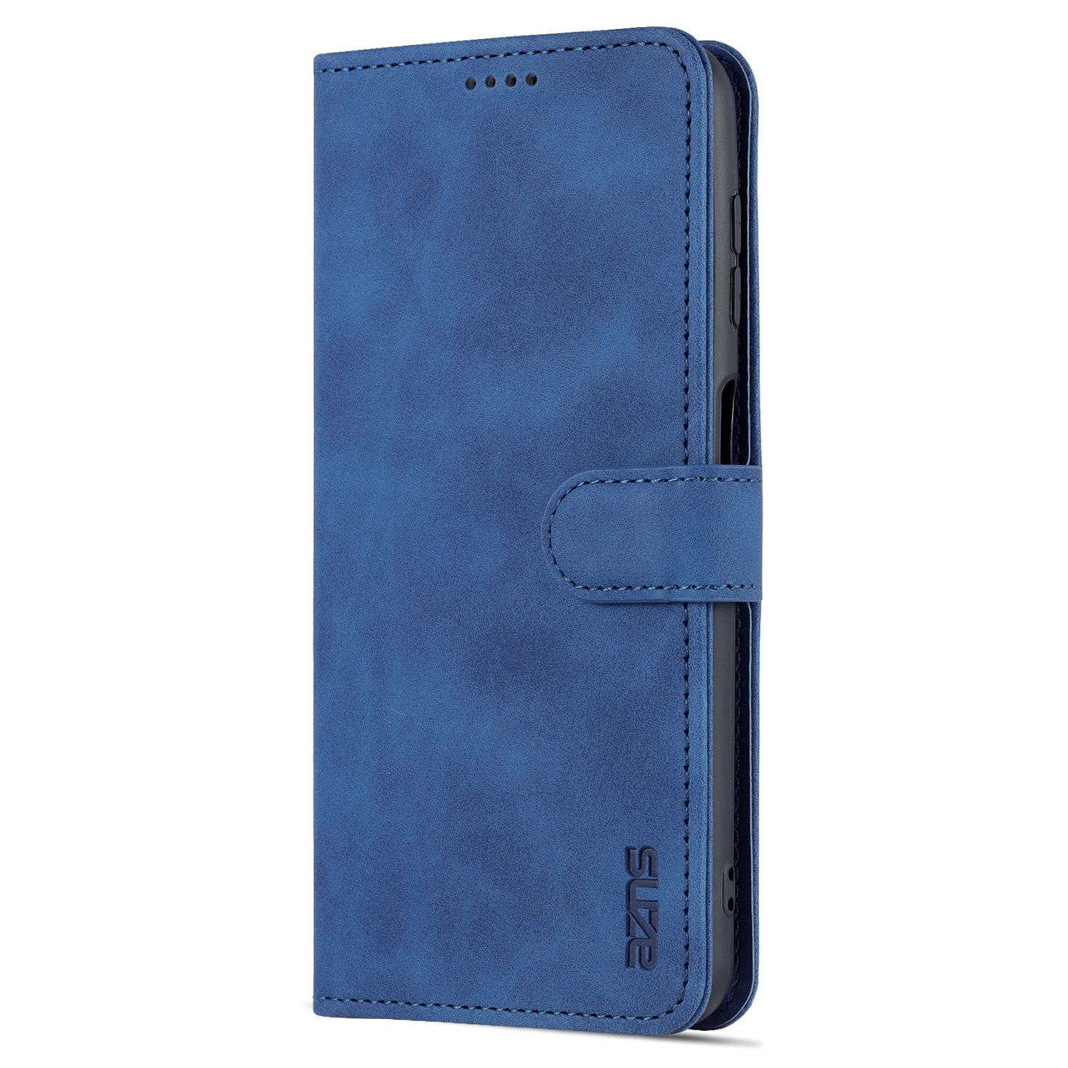 Bookcover, 4G, Book Case, Samsung, Galaxy DESIGN Blau KÖNIG A13