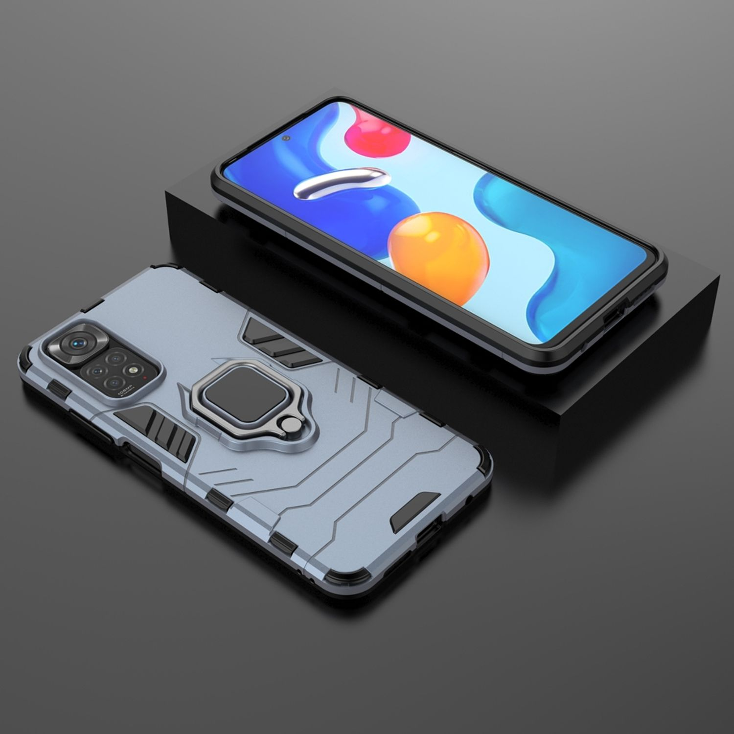 / Navy Redmi Note Note Xiaomi, KÖNIG 11 Backcover, Blau Global, Case, DESIGN 11S