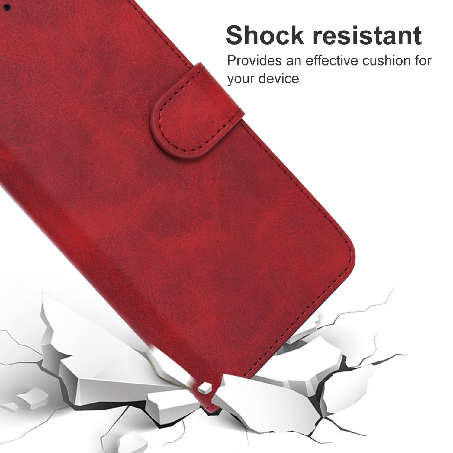 Lite Bookcover, 10 Rot DESIGN Book Xiaomi, KÖNIG Case, 5G, Mi