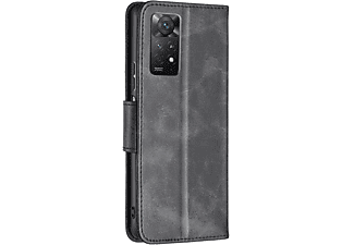 KÖNIG DESIGN Book Case, Bookcover, Xiaomi, Redmi Note 11 Pro / Note 11 Pro+ 5G, Schwarz