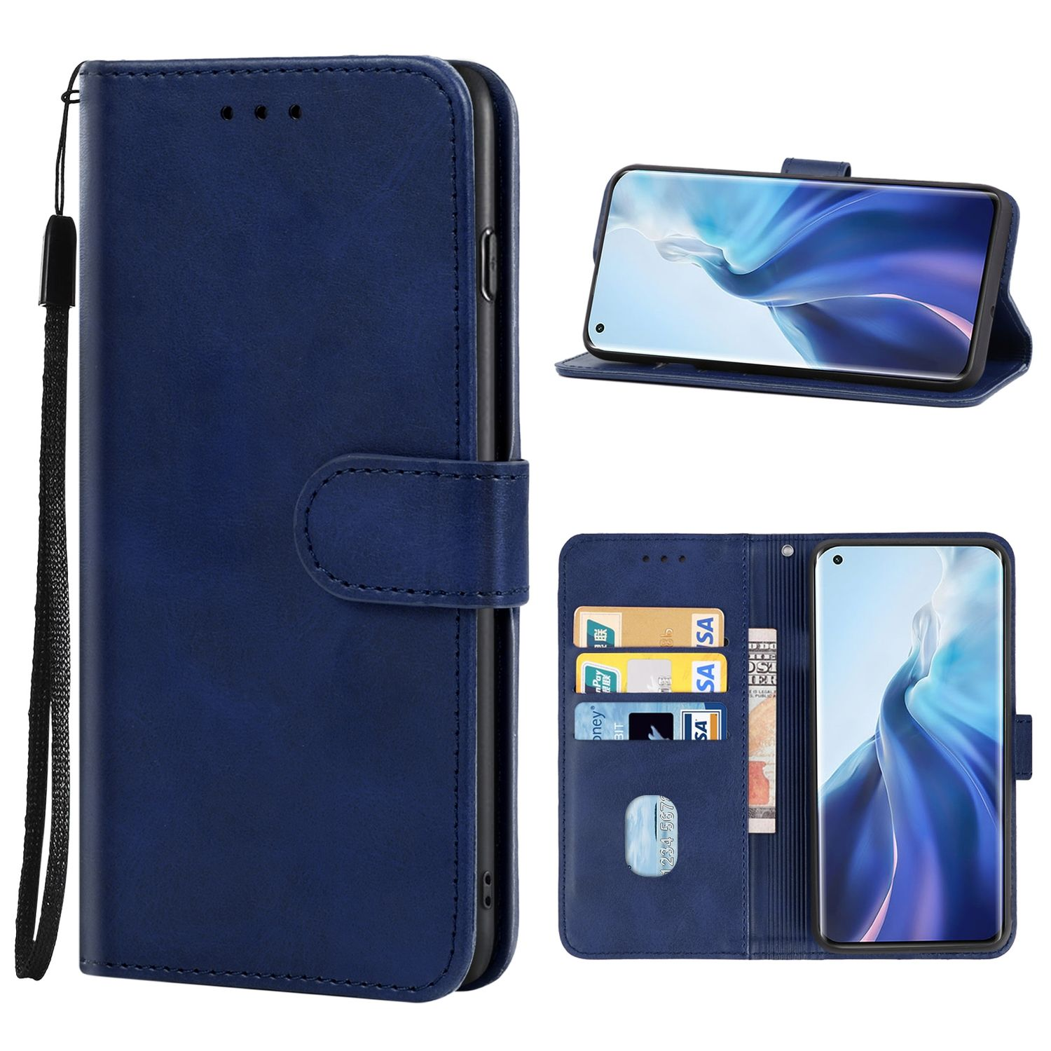 Mi DESIGN Blau Case, 11, KÖNIG Book Xiaomi, Bookcover,