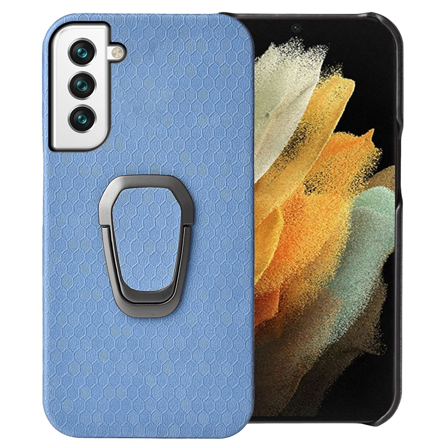 KÖNIG DESIGN Samsung, 5G, Backcover, Baby Galaxy S22 Case, Blau