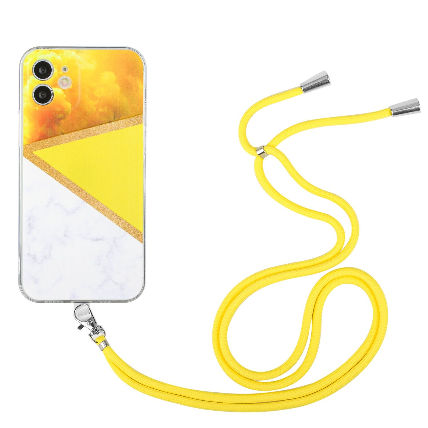 iPhone Gelb Mini, Case, KÖNIG Umhängetasche, DESIGN Apple, 12