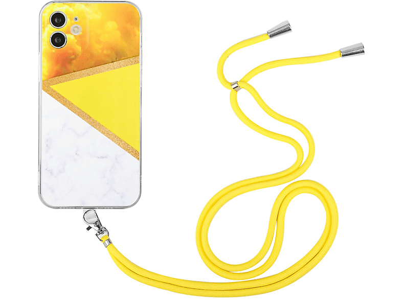 iPhone Gelb Mini, Case, KÖNIG Umhängetasche, DESIGN Apple, 12