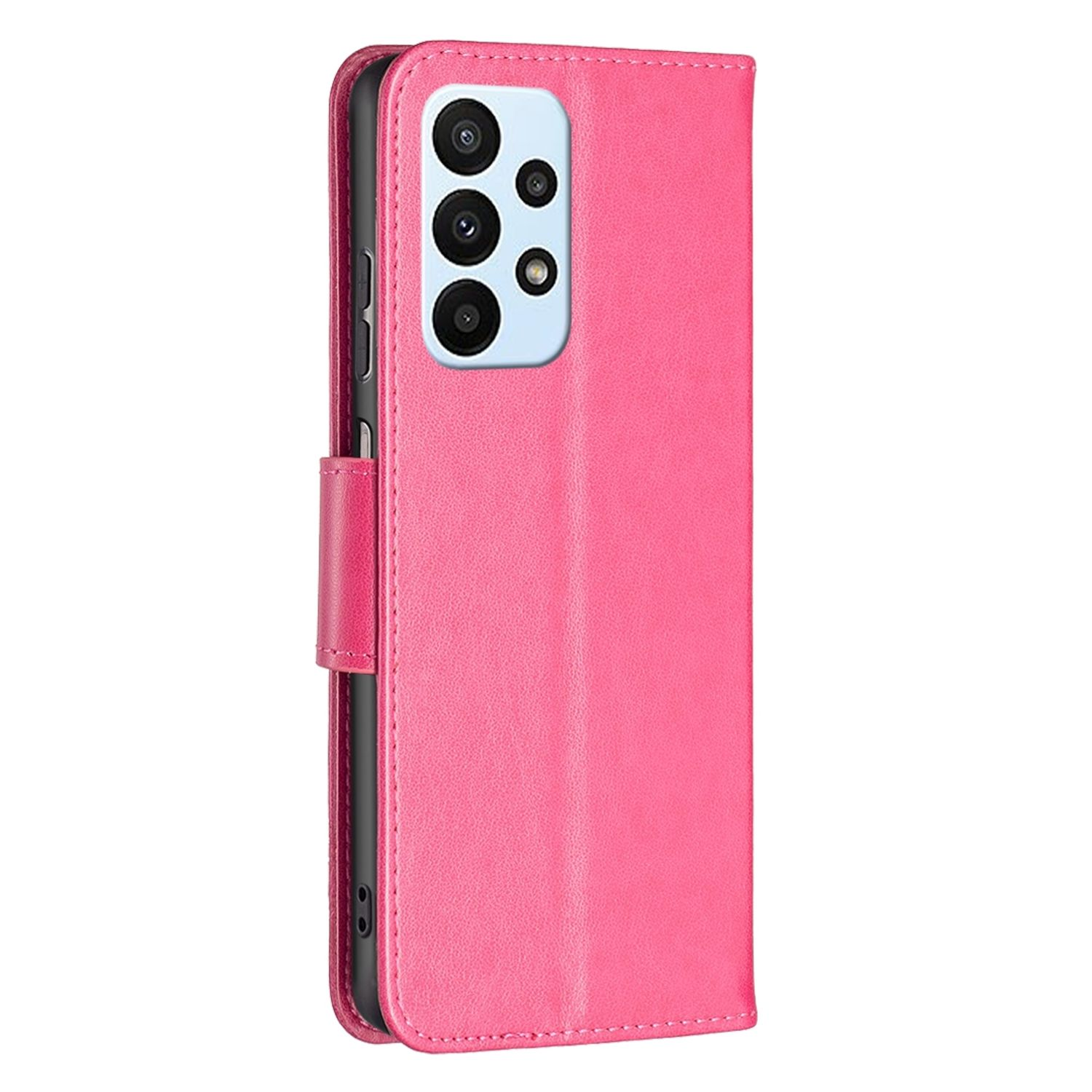 KÖNIG DESIGN A23, Rot Book Galaxy Case, Rosa Bookcover, Samsung