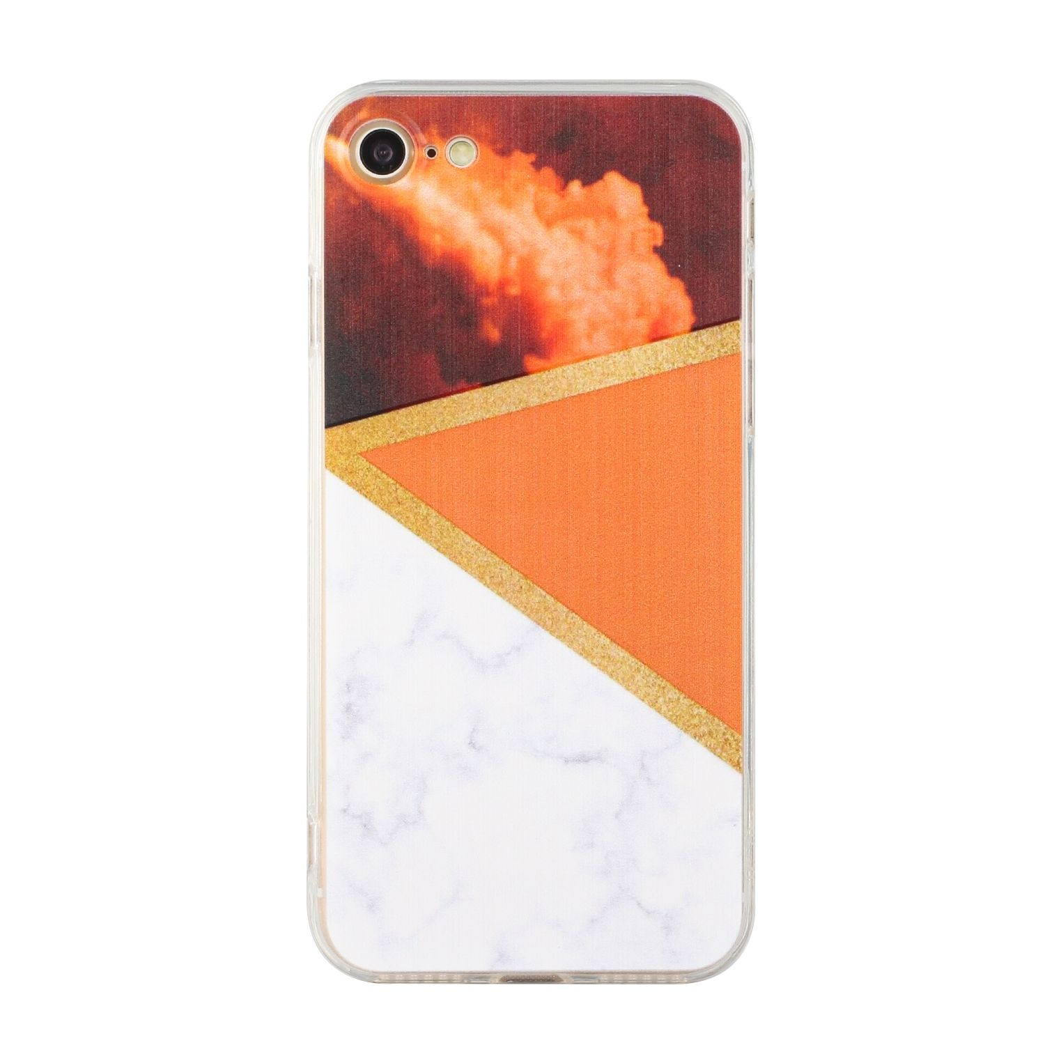 KÖNIG DESIGN Case, Backcover, iPhone 8 / 2020 Apple, / SE Orange 2022, 7 