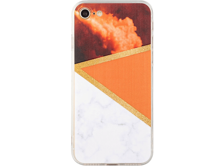 KÖNIG DESIGN Case, Backcover, Apple, iPhone 7 / 8 / SE 2020 / 2022, Orange
