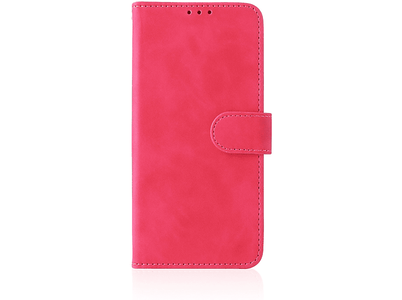 KÖNIG DESIGN Book Case, Bookcover, Xiaomi, Redmi Note 11 Pro / Note 11 Pro+ 5G, Rosa Rot
