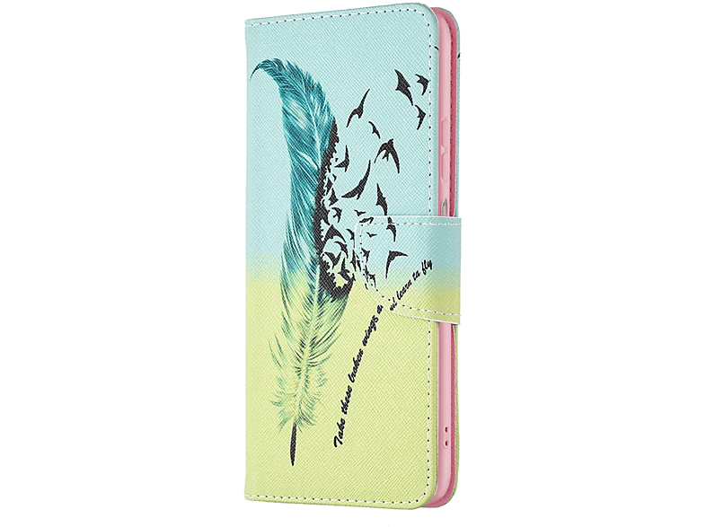 KÖNIG DESIGN Book Case, Bookcover, Feder A23, Samsung, Galaxy
