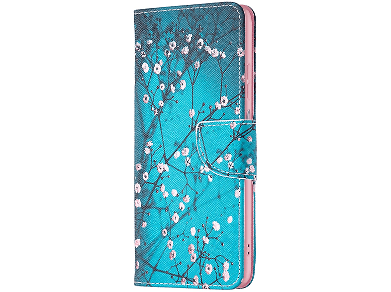 DESIGN Galaxy Samsung, Book Case, Pflaumenblüte KÖNIG Bookcover, A23,