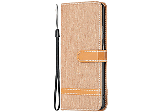KÖNIG DESIGN Book Case, Bookcover, Samsung, Galaxy A23, Braun