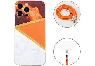 KÖNIG DESIGN Schutzhülle, Backcover, Apple, iPhone 13 Pro Max, Orange