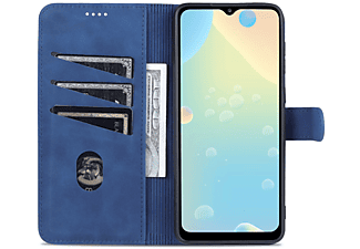 KÖNIG DESIGN Schutzhülle, Bookcover, Samsung, Galaxy A53 5G, Blau