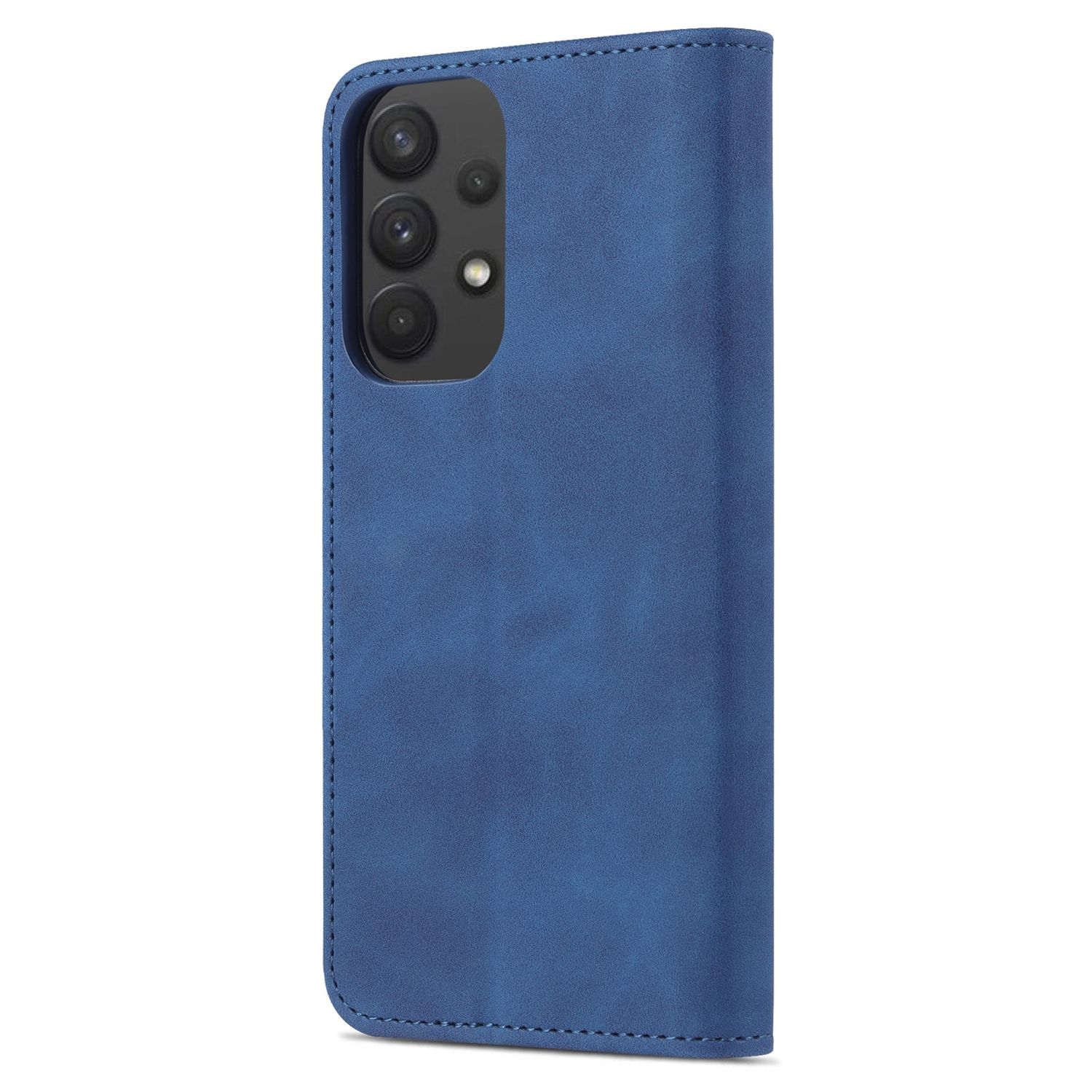 Samsung, A53 KÖNIG Bookcover, DESIGN Book Blau 5G, Galaxy Case,