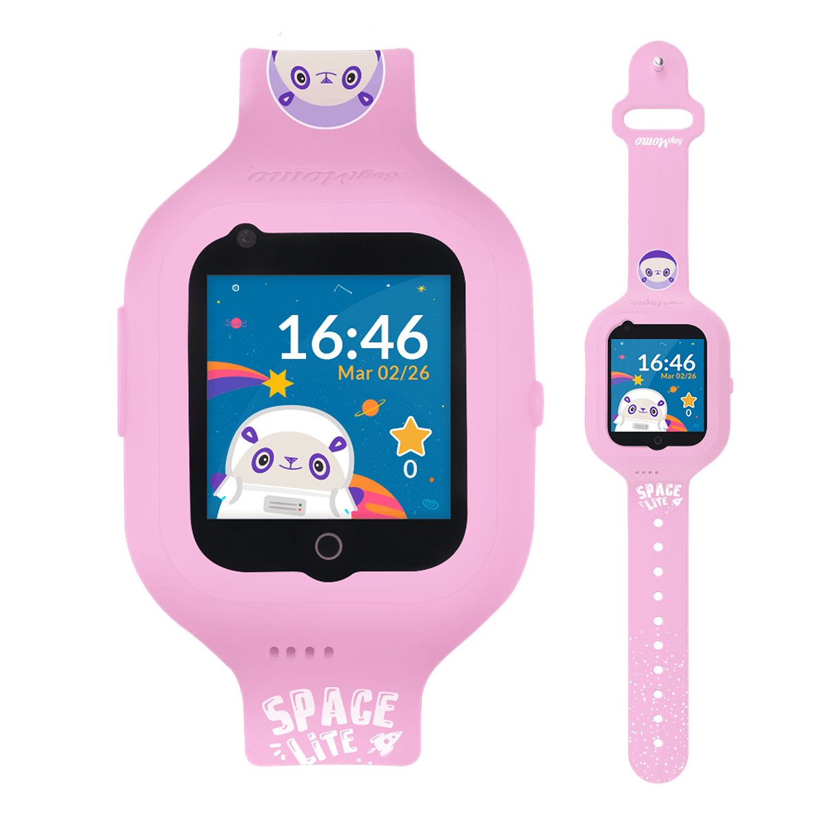 Reloj para niños | Smartwatch para niños - Smartwatch para niños Space Lite SOYMOMO, Rosa