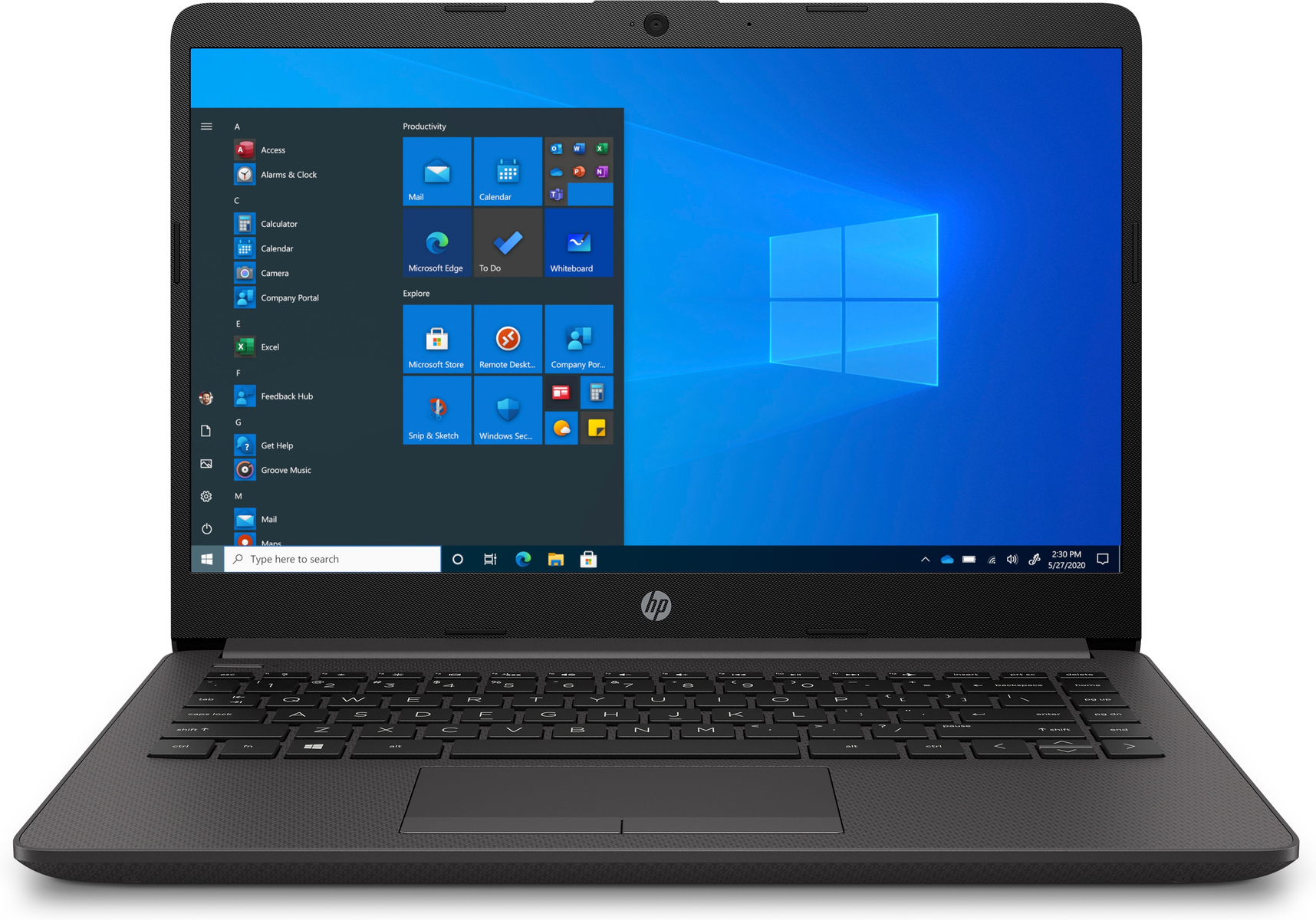 Portátil - 2X7L7EA HP, 14 ", Intel® Celeron® N4020, 8 GB, 256 GB, UHD Graphics, Windows 10 Home Negro