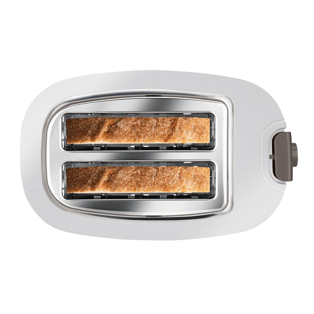 2) Watt, II TAURUS My Toaster Toast Schlitze: Weiß (750