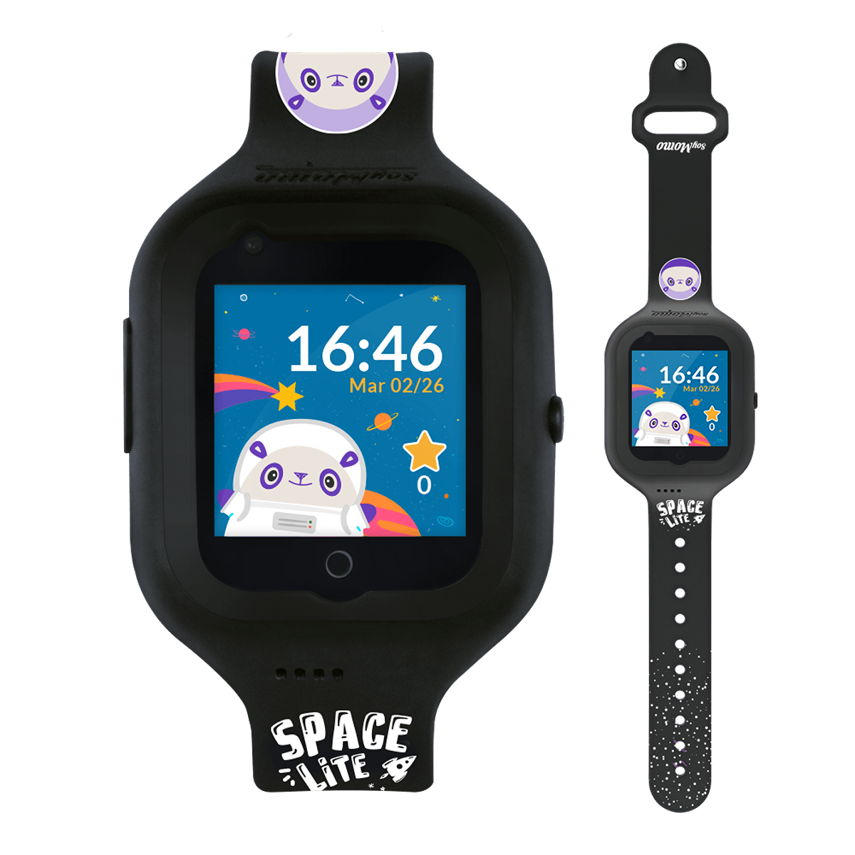 Reloj para niños - Smartwatch para niños Space Lite Negro SOYMOMO, Negro