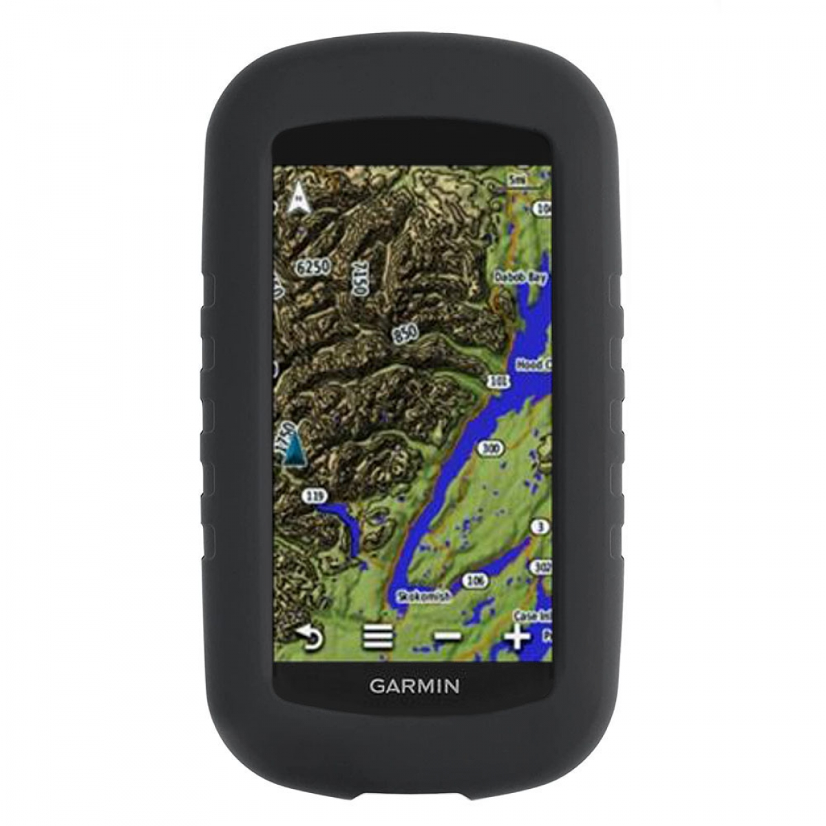 CASEONLINE GPS, Montana 650, Backcover, Garmin, Schwarz