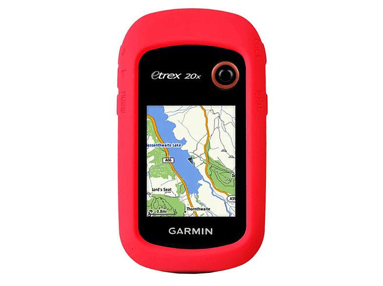 20x, eTrex GPS, CASEONLINE Rot Backcover, Garmin,
