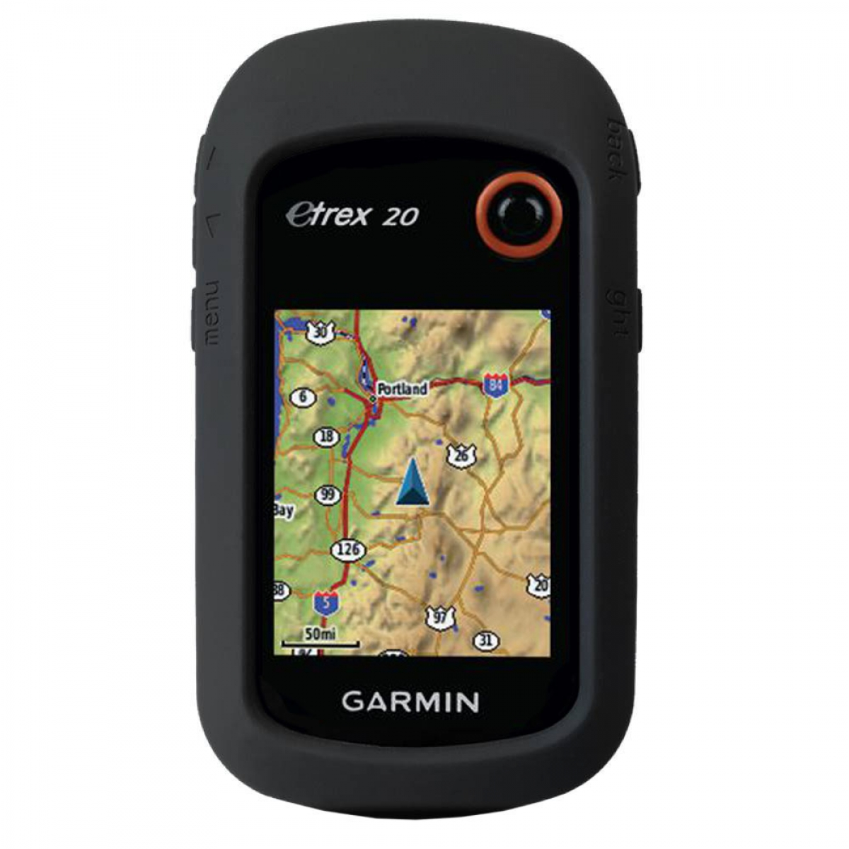 20, eTrex CASEONLINE Garmin, GPS, Backcover, Schwarz