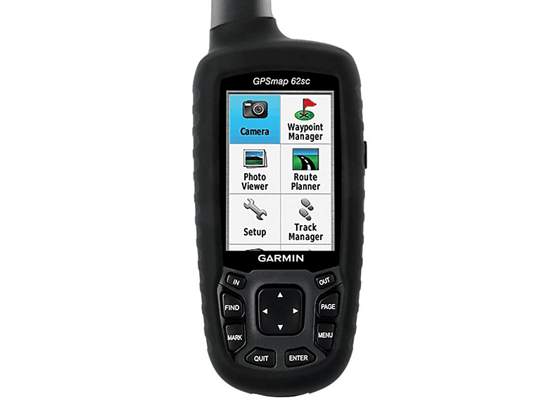 CASEONLINE GPS, Backcover, Schwarz GPSMAP Garmin, 62sc