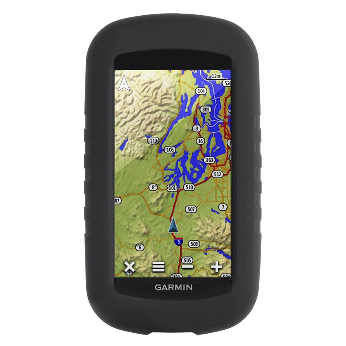 CASEONLINE GPS, Backcover, Garmin, Schwarz 610t, Montana