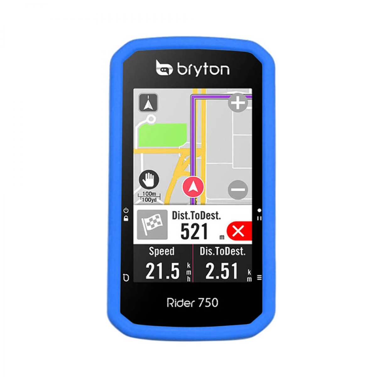 Blau CASEONLINE Bryton, 750 Rider GPS, Backcover, E,