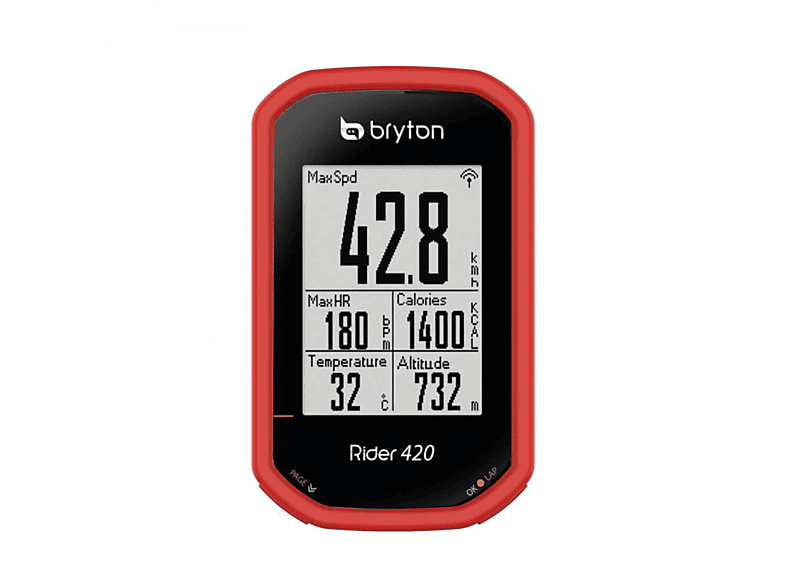 GPS, Bryton, T, 420 Rot CASEONLINE Backcover, Rider