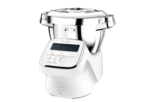 Robot de cocina - MOULINEX HF9083, 1550 W, Blanco