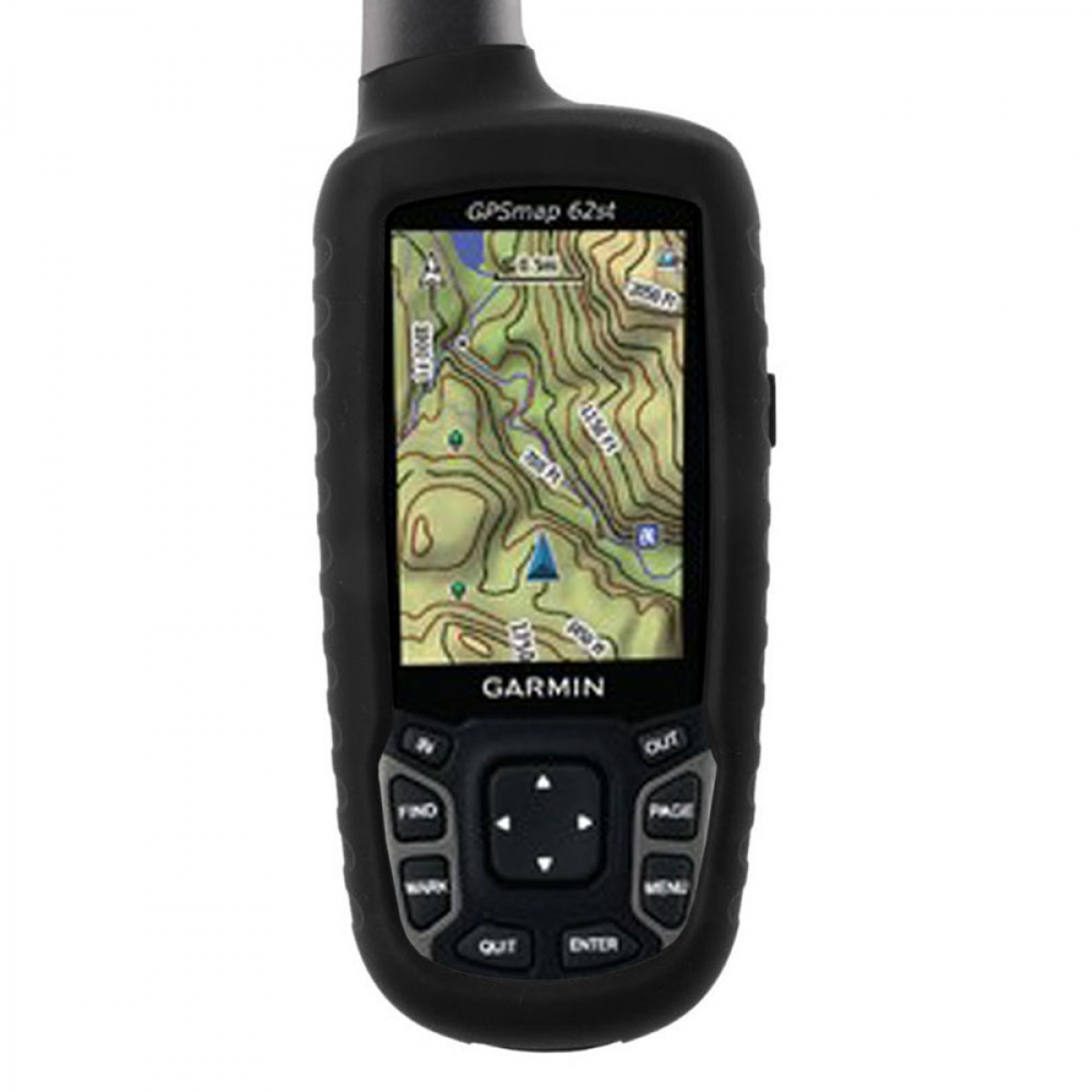 CASEONLINE GPS, Backcover, 62st, Garmin, Schwarz GPSMAP