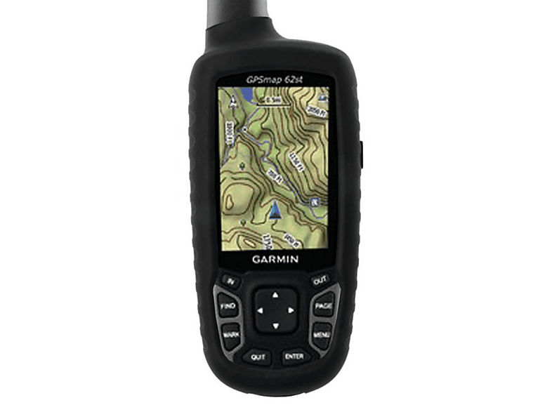 CASEONLINE GPS, Backcover, Garmin, GPSMAP 62st, Schwarz