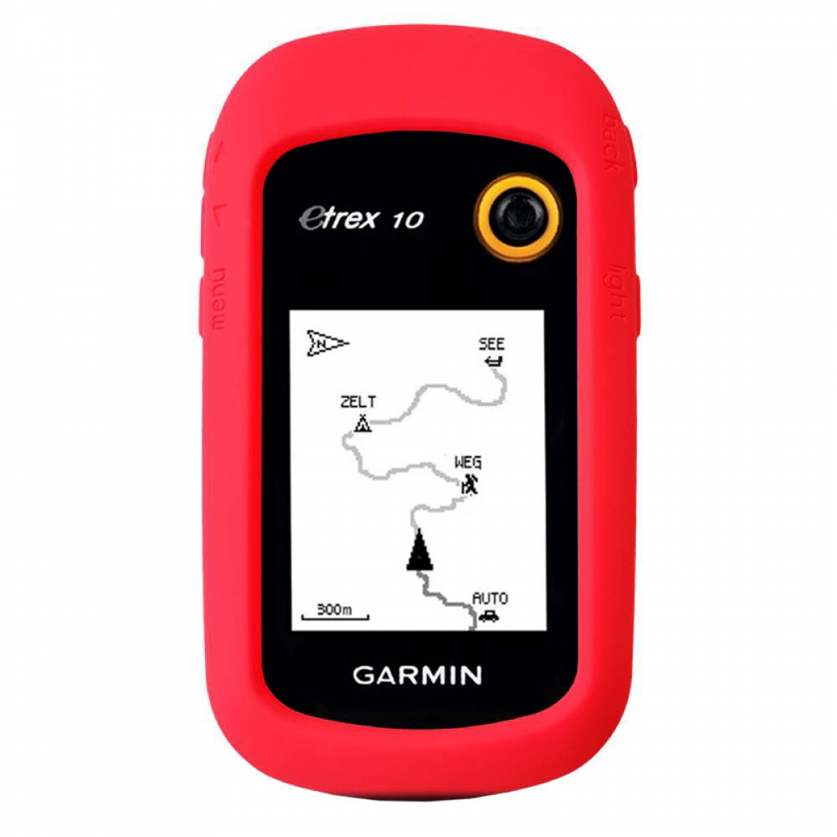 22x, Backcover, Rot eTrex Garmin, CASEONLINE GPS,