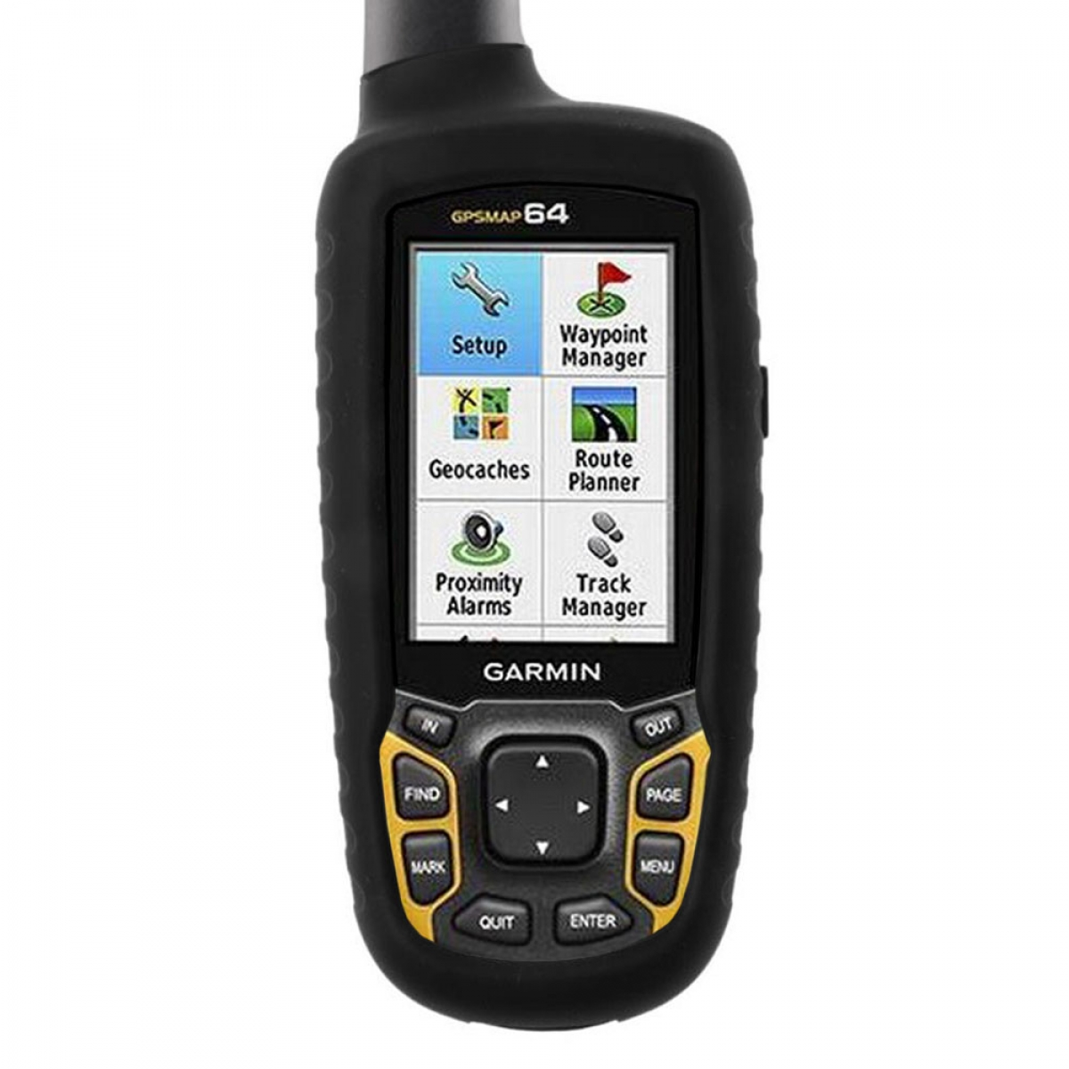 CASEONLINE GPS, Backcover, Garmin, GPSMAP 64, Schwarz
