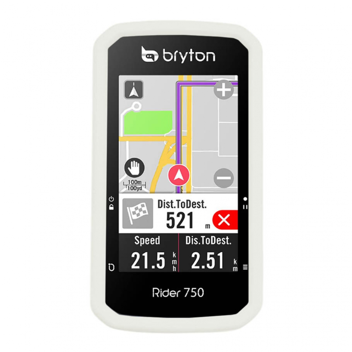 GPS, Backcover, Weiß E, CASEONLINE Bryton, 750 Rider
