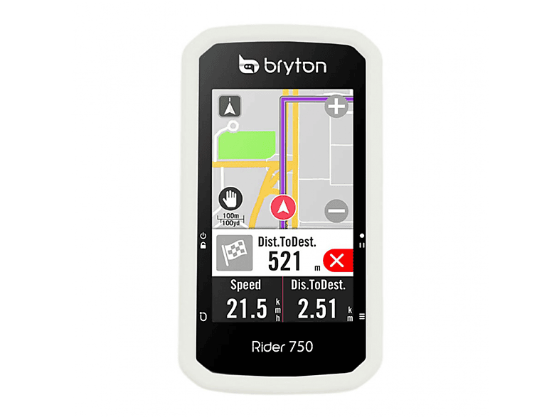 CASEONLINE GPS, Backcover, Bryton, Rider 750 E, Weiß