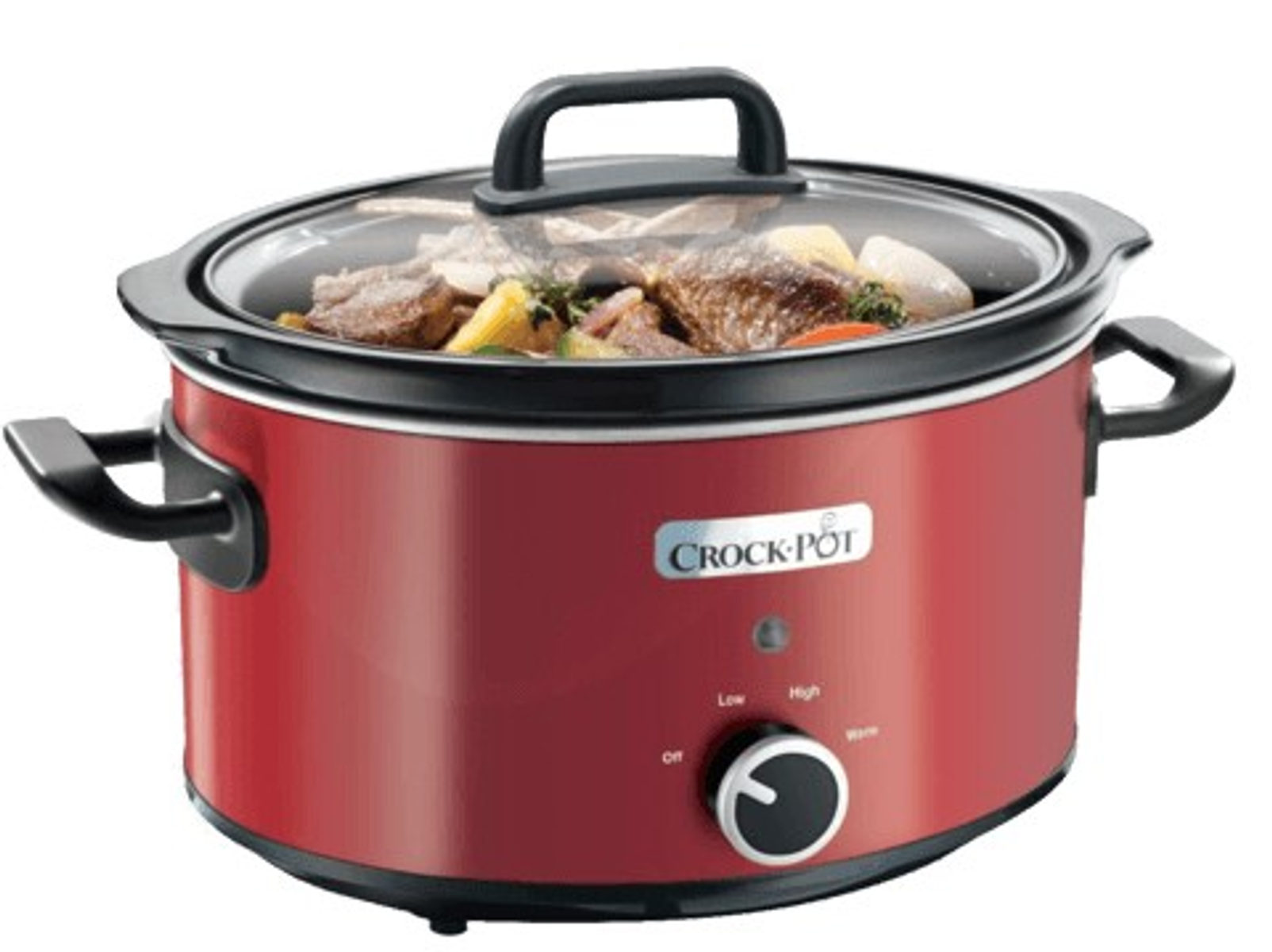 CROCKPOT SCV400RD-050 3,5 L SCHONGARER Schongarer (Rührschüsselkapazität: Rot 210 Liter, 3,5 Watt)