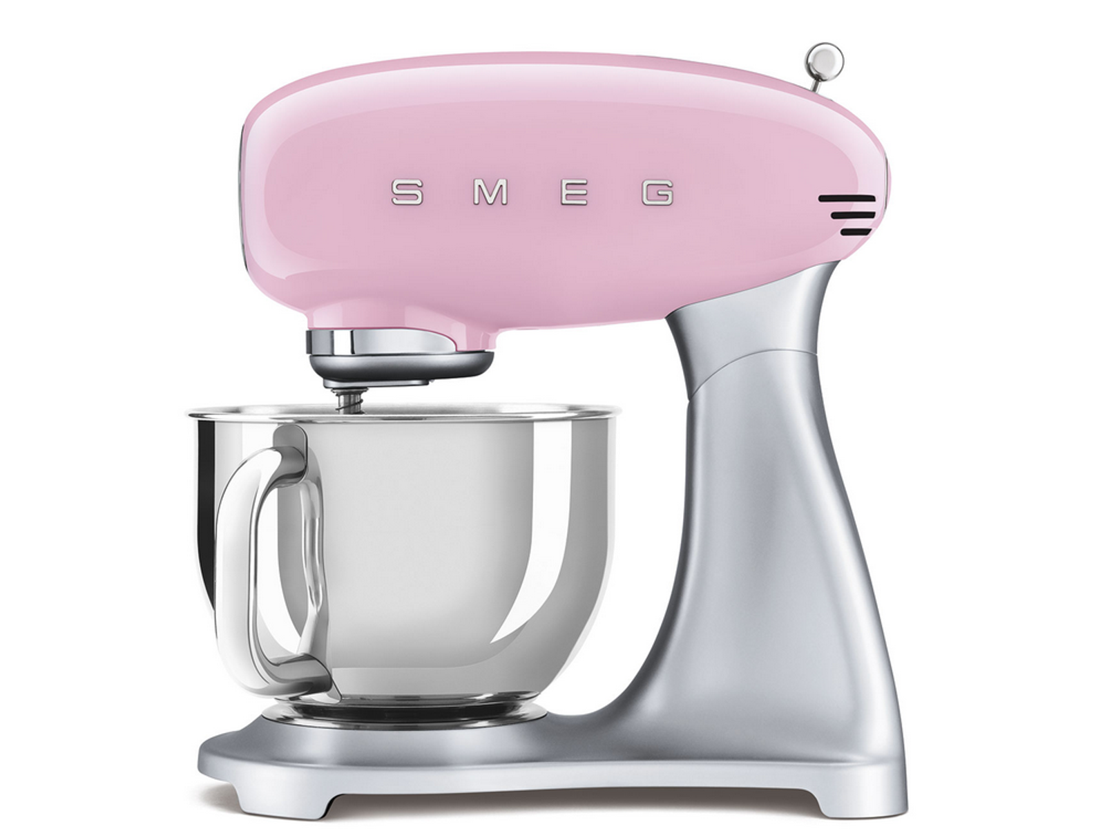 (800 Watt) Pink Smeg Design Bestseller|Kleingeräte|Küchenmaschine|Pink SMF02PKEU 50\'s Küchenmaschine SMEG Küchenmaschine