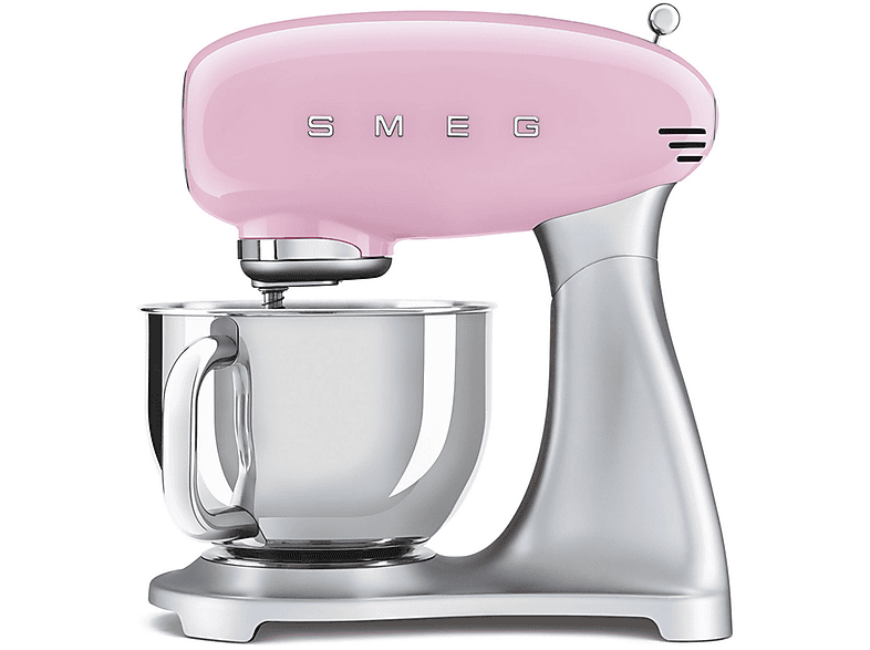 Pink Smeg Design Bestseller|Kleingeräte|Küchenmaschine|Pink SMF02PKEU Küchenmaschine Küchenmaschine 50\'s (800 SMEG Watt)