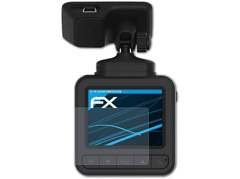 ATFOLIX 3x FX-Clear Displayschutz(für Xblitz Night) Z8