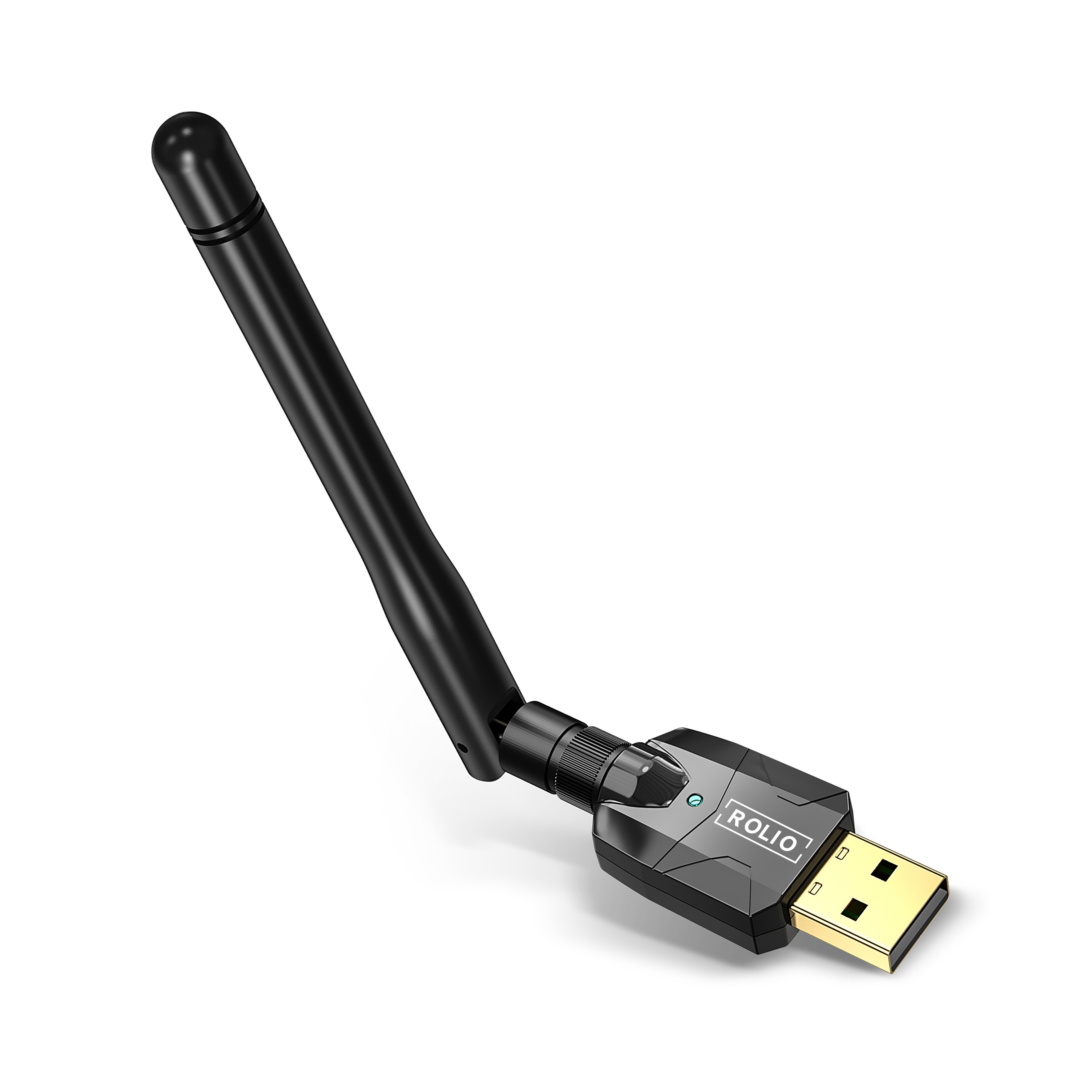 ROLIO adapter USB Bluetooth 5.1 Transmitter Schwarz