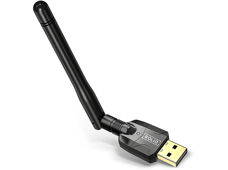 ROLIO Transmitter adapter USB Bluetooth 5.1 Schwarz