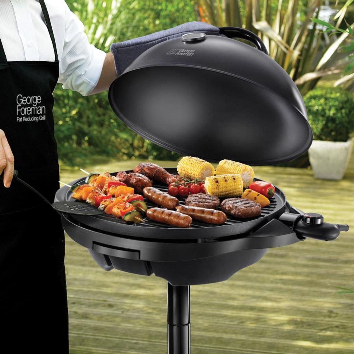 GEORGE FOREMAN GEORGE FOREMAN Elektrogrill, Schwarz Watt) 22460-56 (2400