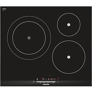 Placa de vitrocerámica - SIEMENS EH675FJC1E, 3 zonas, 60 cm, Negro