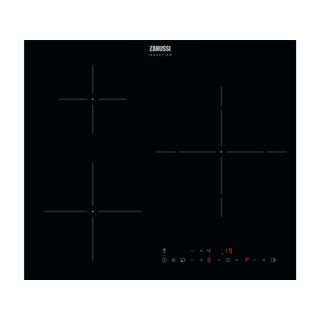 Placa de vitrocerámica - ZANUSSI ZITX633K, 3 zonas, 4,4 cm, Negro