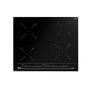 Placa de vitrocerámica - TEKA IZC 64010 BK MSS, 4 zonas, 60 cm, Negro