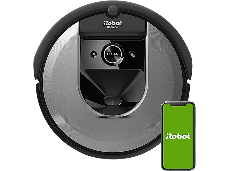 Robot aspirador - IROBOT I7150, 3 W, 210 ml, 75 min, 68 dB(A), Gris